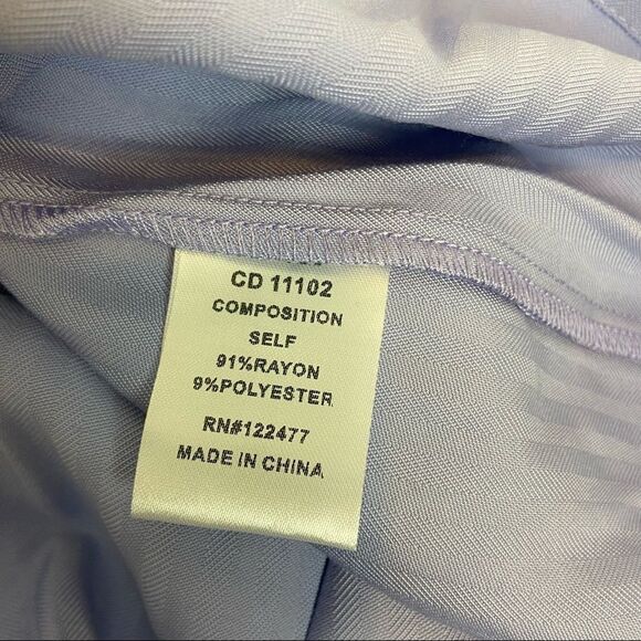 NSR Julia Sleeveless Smocked Ruffle Mini Dress Lavender Purple Size Medium - Picture 4 of 5